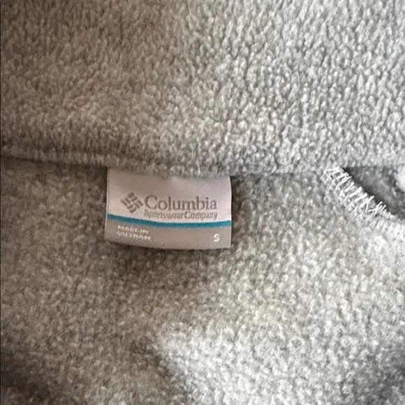 Columbia Light Gray Fleece Jacket - Picture 4 of 4